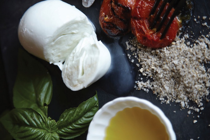 Sharky’s is famous for its Myanmar buffalo mozzarella